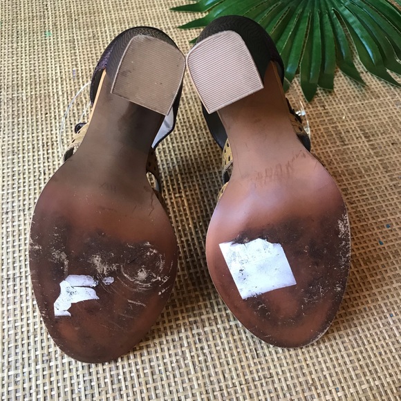 Hinge Color Block Maryjanes Heels 8.5 - Picture 5 of 5